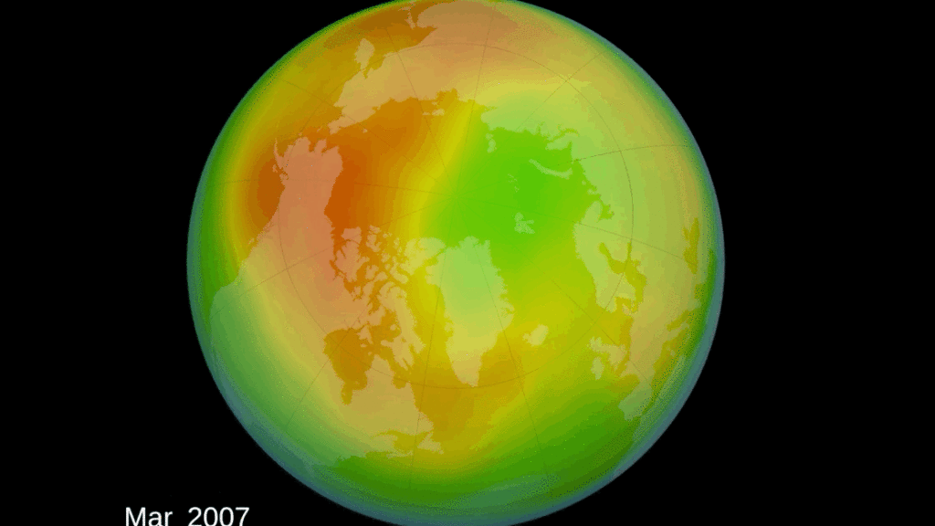 Gif: NOAA Ozone Watch.