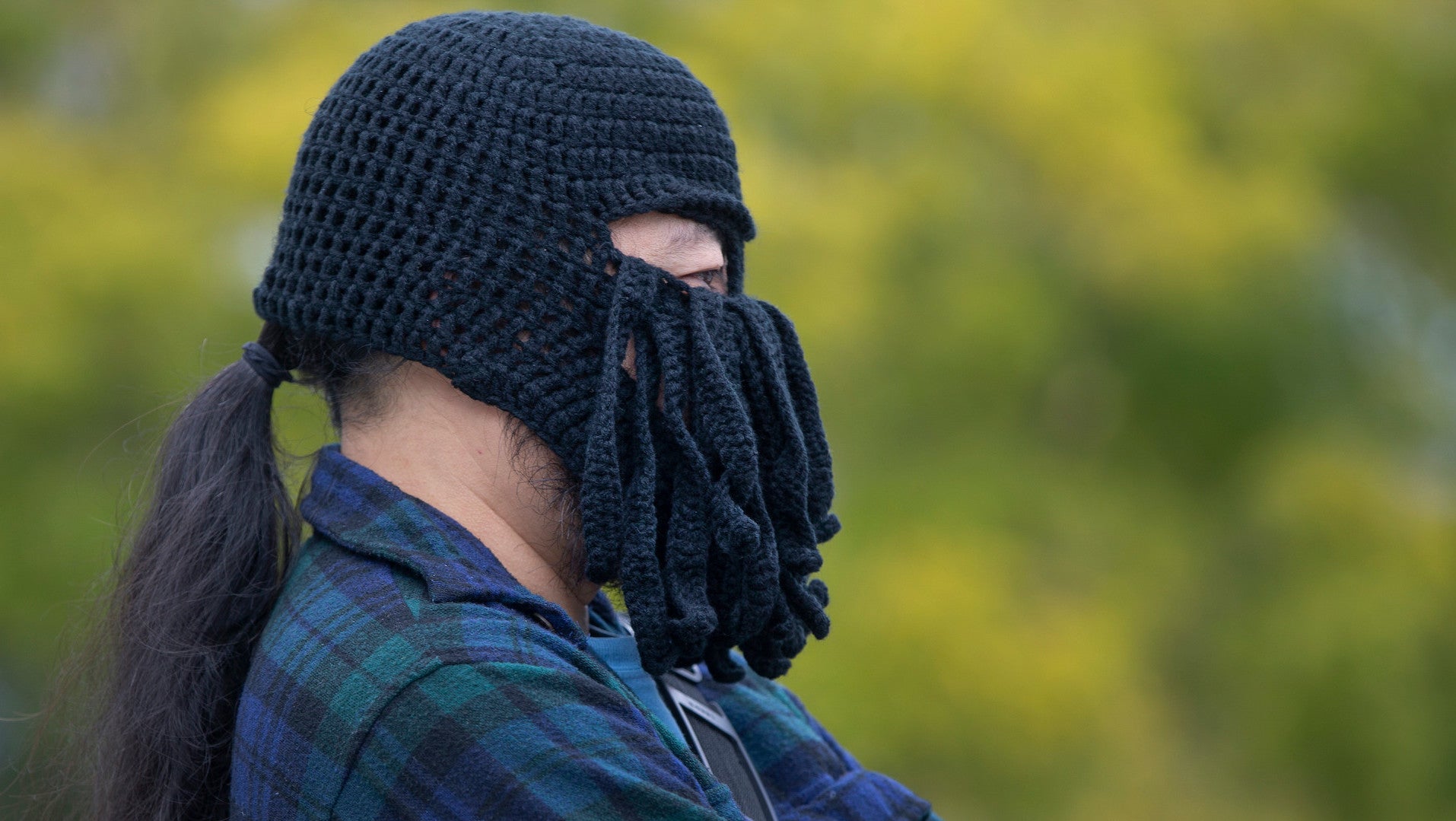 Un mal ejemplo de mascarilla casera