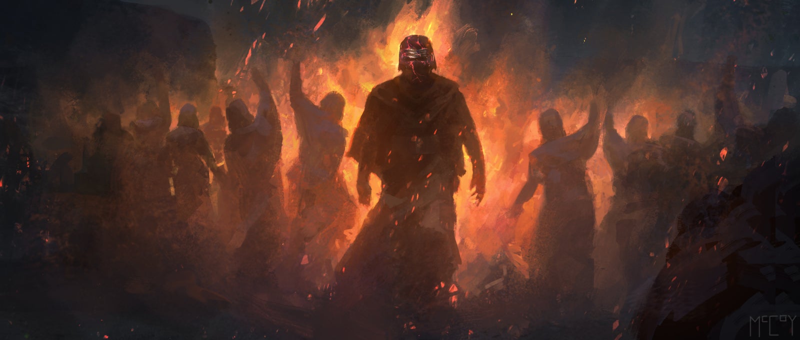 La llega de la Primera Orden Versión 8. Imagen: Jon McCoy (Lucasfilm/Abrams Books)