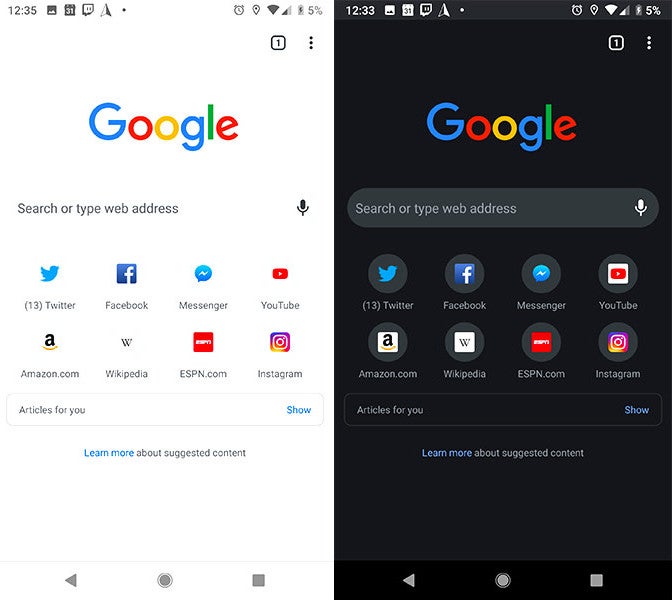 Screenshot: Brendan Hesse (Google Chrome Android