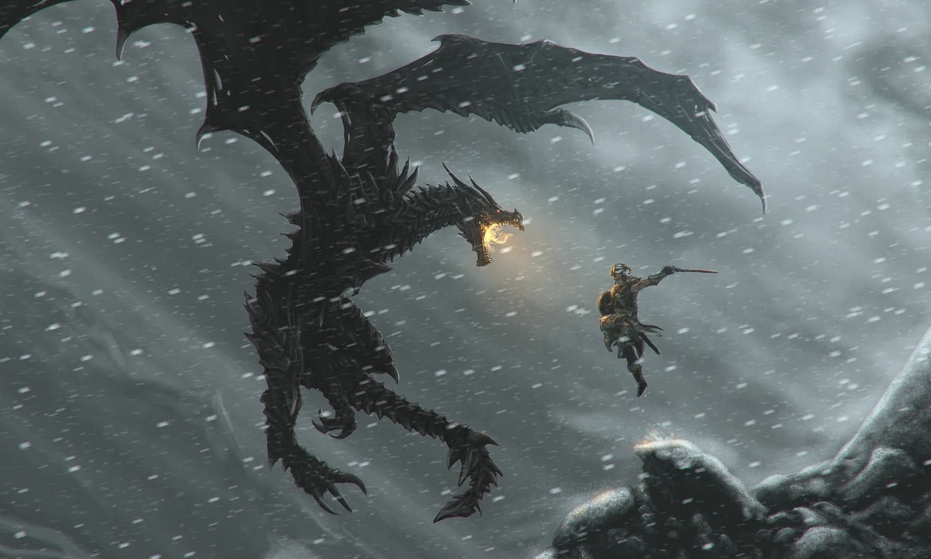 Imagen de The Elder Scrolls V: Skyrim, uno de los juegos más exitosos de la última década.