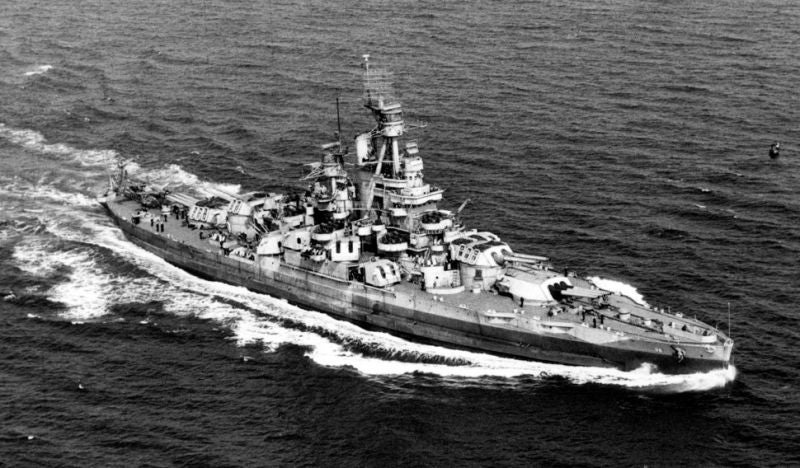 El USS Nevada, en 1944.