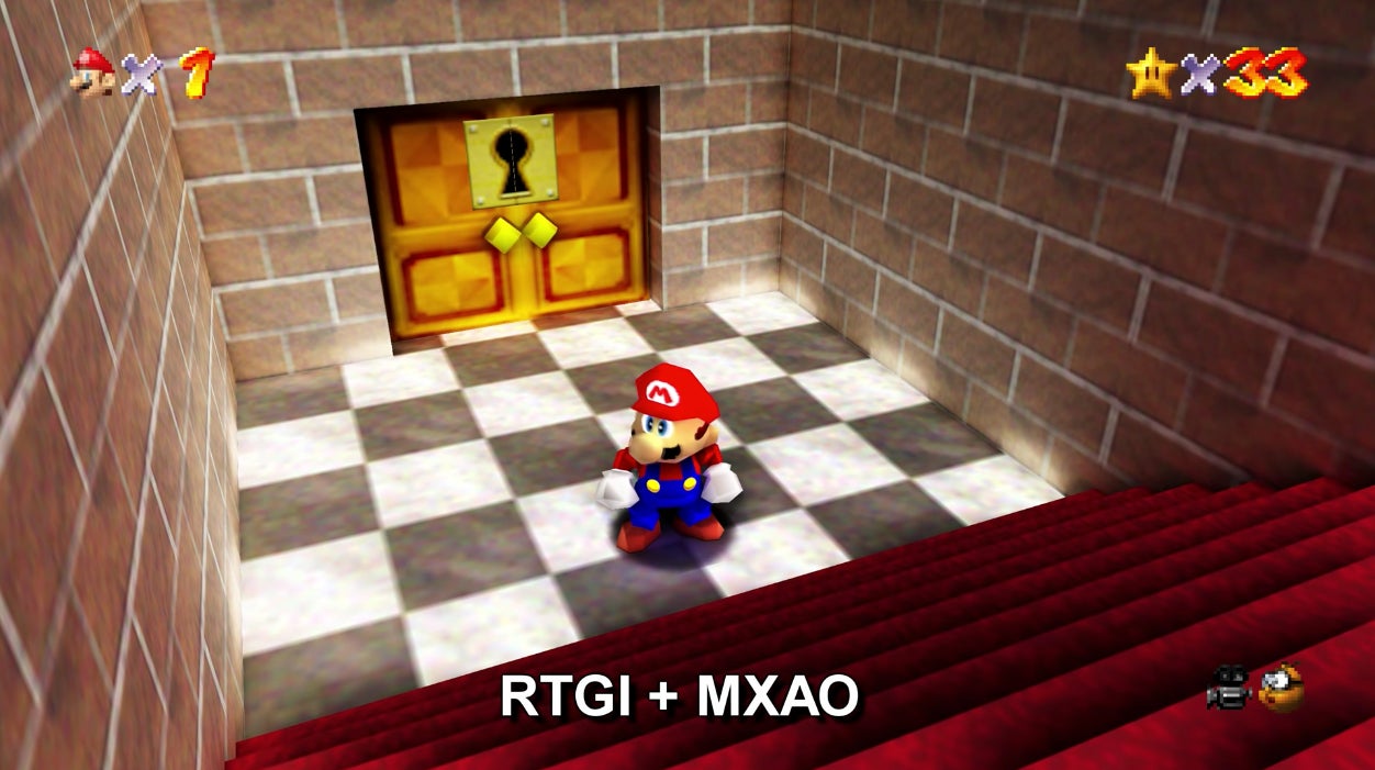 La versión 4K no solo contaba con ray tracing sino también con mejor iluminación y profundidad de campo.