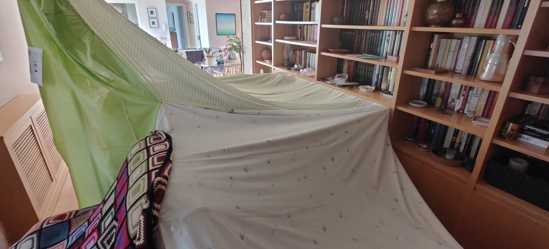 Lo peor de levantar un fuerte es que tarde o temprano tendrás que desmontarlo. Imagen: Julio Cerezo