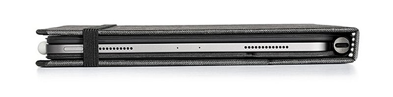 La funda Copertina de Pad & Quill, vista de perfil.