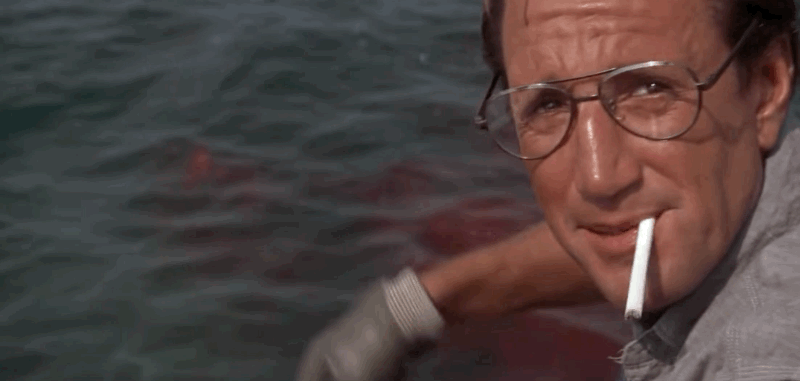 Uno de los momentos más míticos de Tiburón.