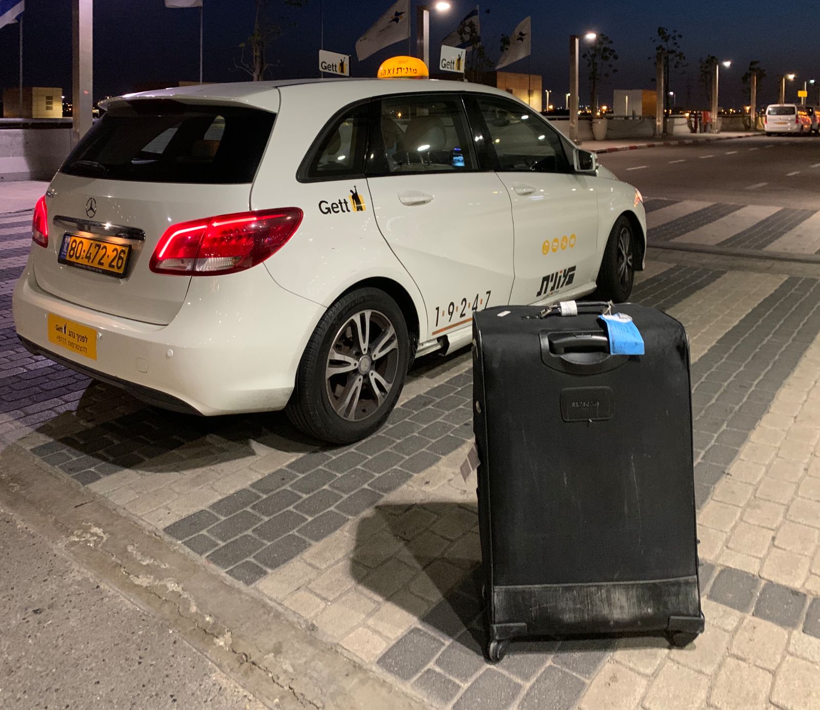 Photo: El taxi Clase B que me llevó al aeropuerto