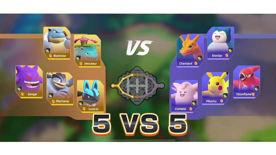 Las partidas serán de 5 contra 5 jugadores, cada uno controlando un pokémon diferente desde nivel 1.