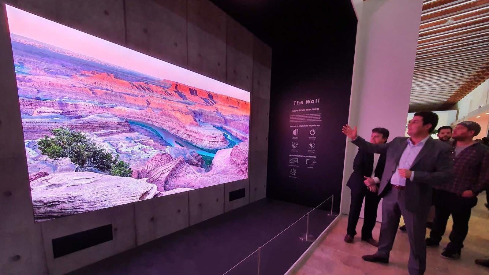 The Wall: la famosa pantalla modular de Samsung con tecnología MicroLED.