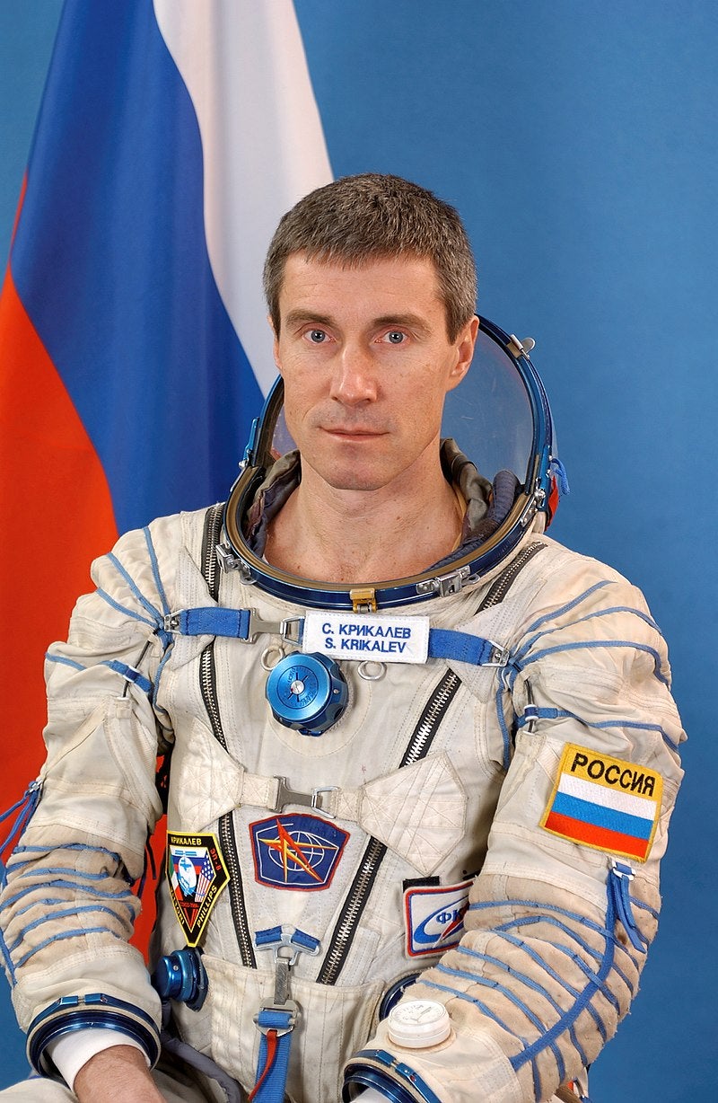 Image: Krivalev (NASA