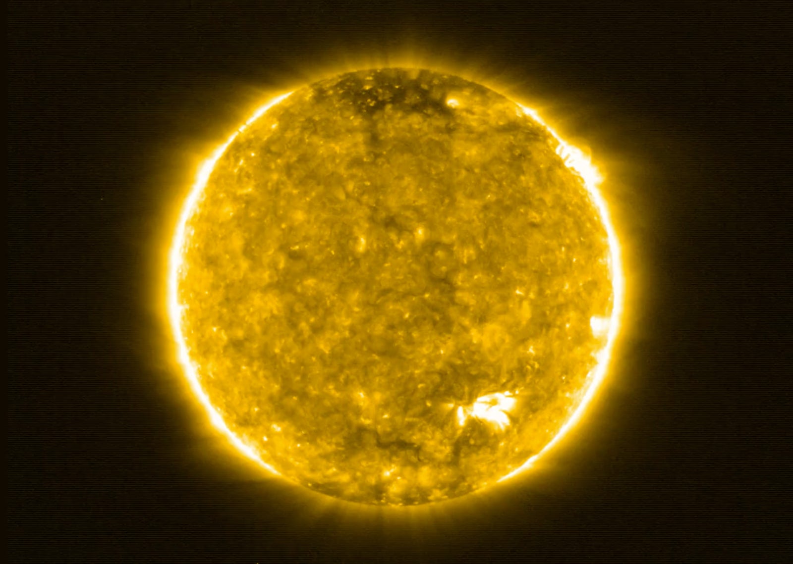 El Sol, visto por el Solar Orbiter durante su primer acercamiento.