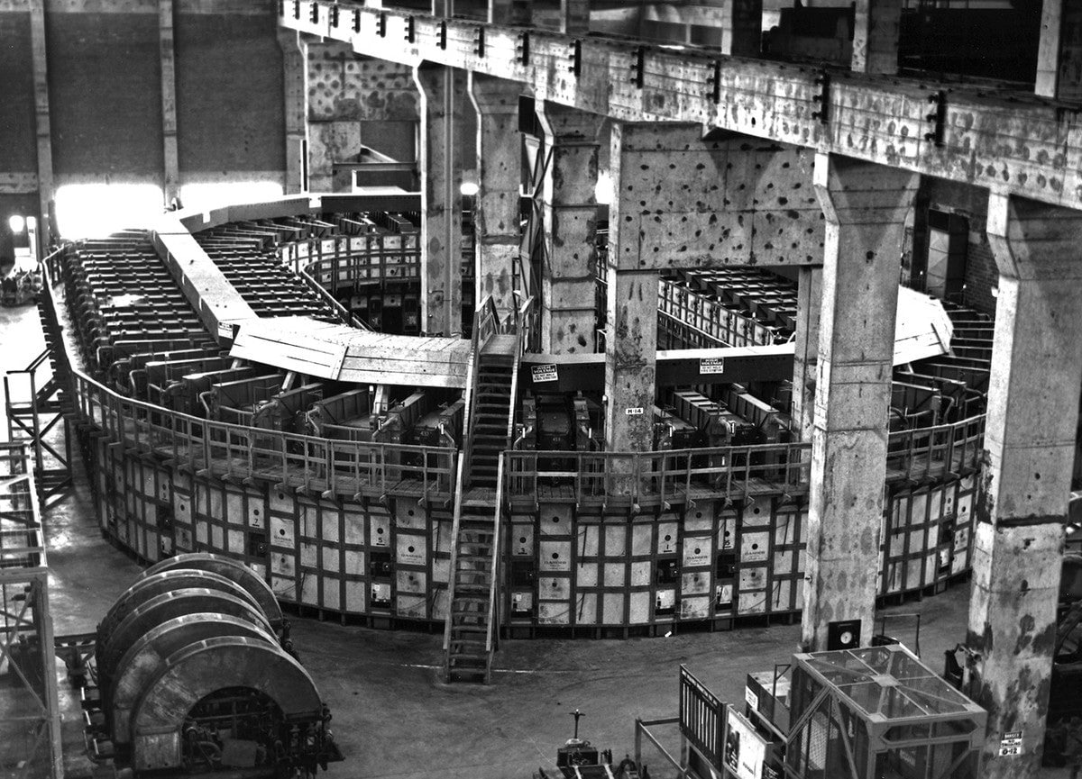 Una refinería de uranio en la planta Y-12 en Oak Ridge