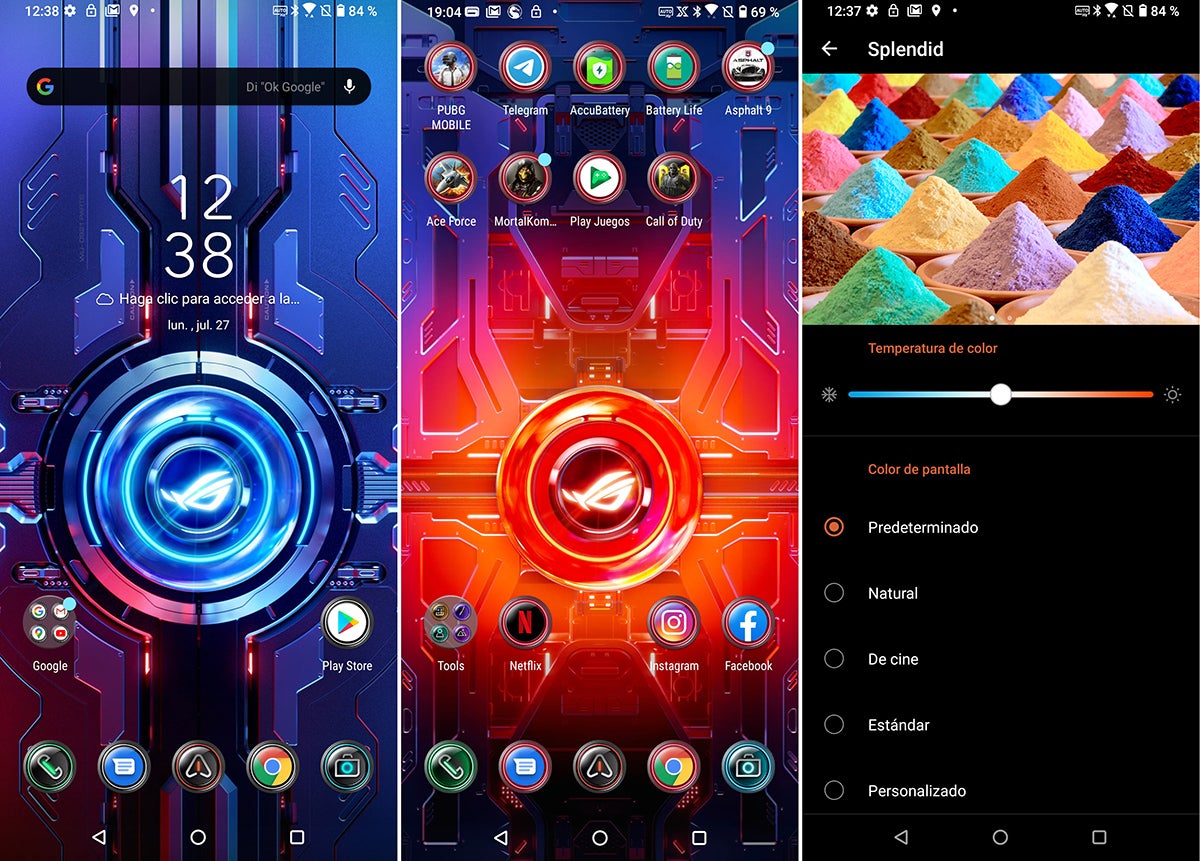 Los colores de la pantalla del ROG Phone 3 son simplemente maravillosos.