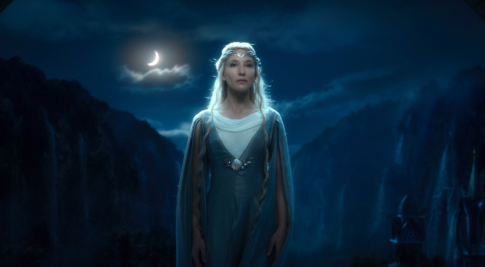 Lady Galadriel en la trilogía The Hobbit.