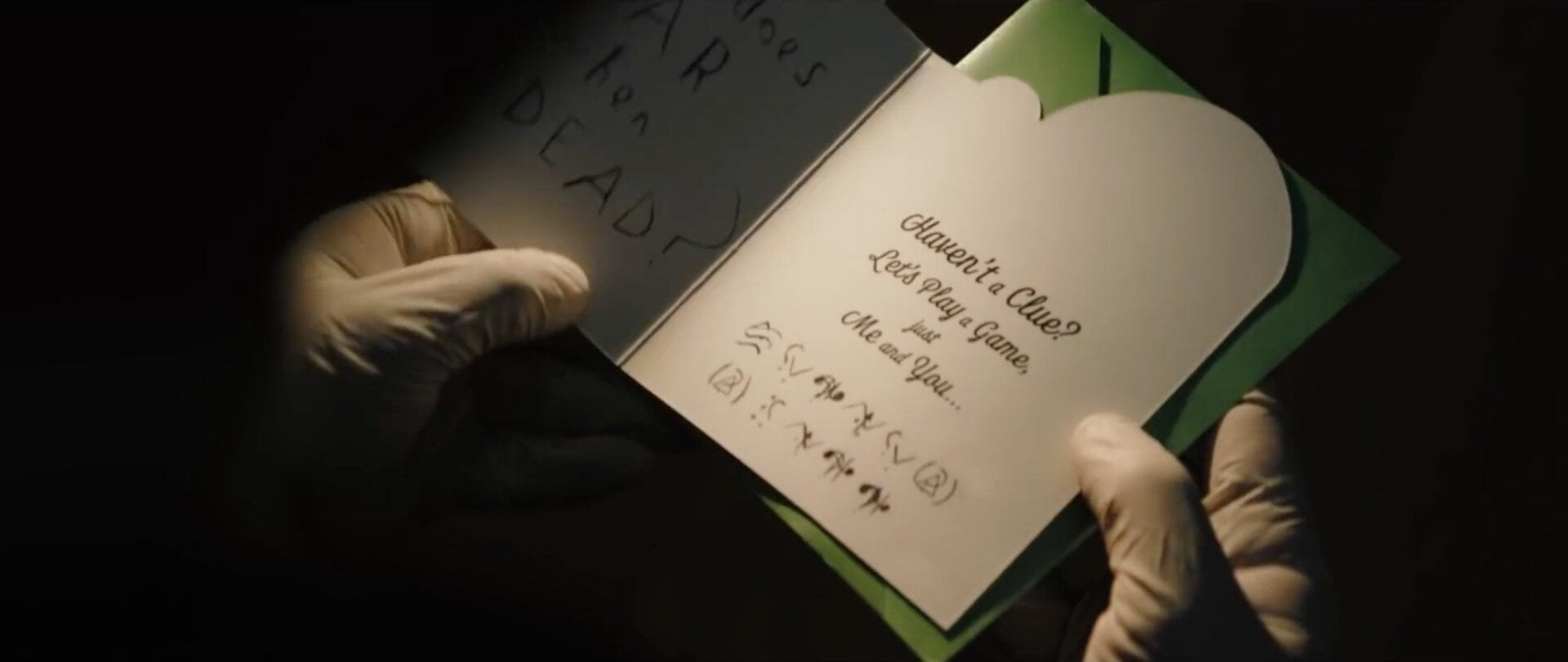 El acertijo en el tráiler.