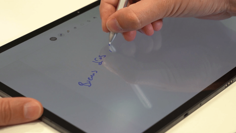 La latencia del stylus de Samsung es una maravilla.