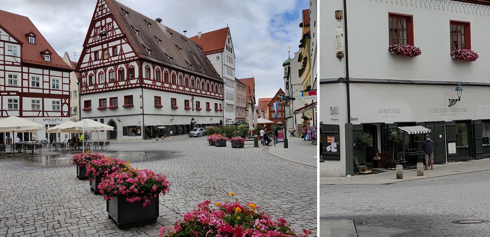 Una imagen con la cámara principal, y su correspondiente recorte.