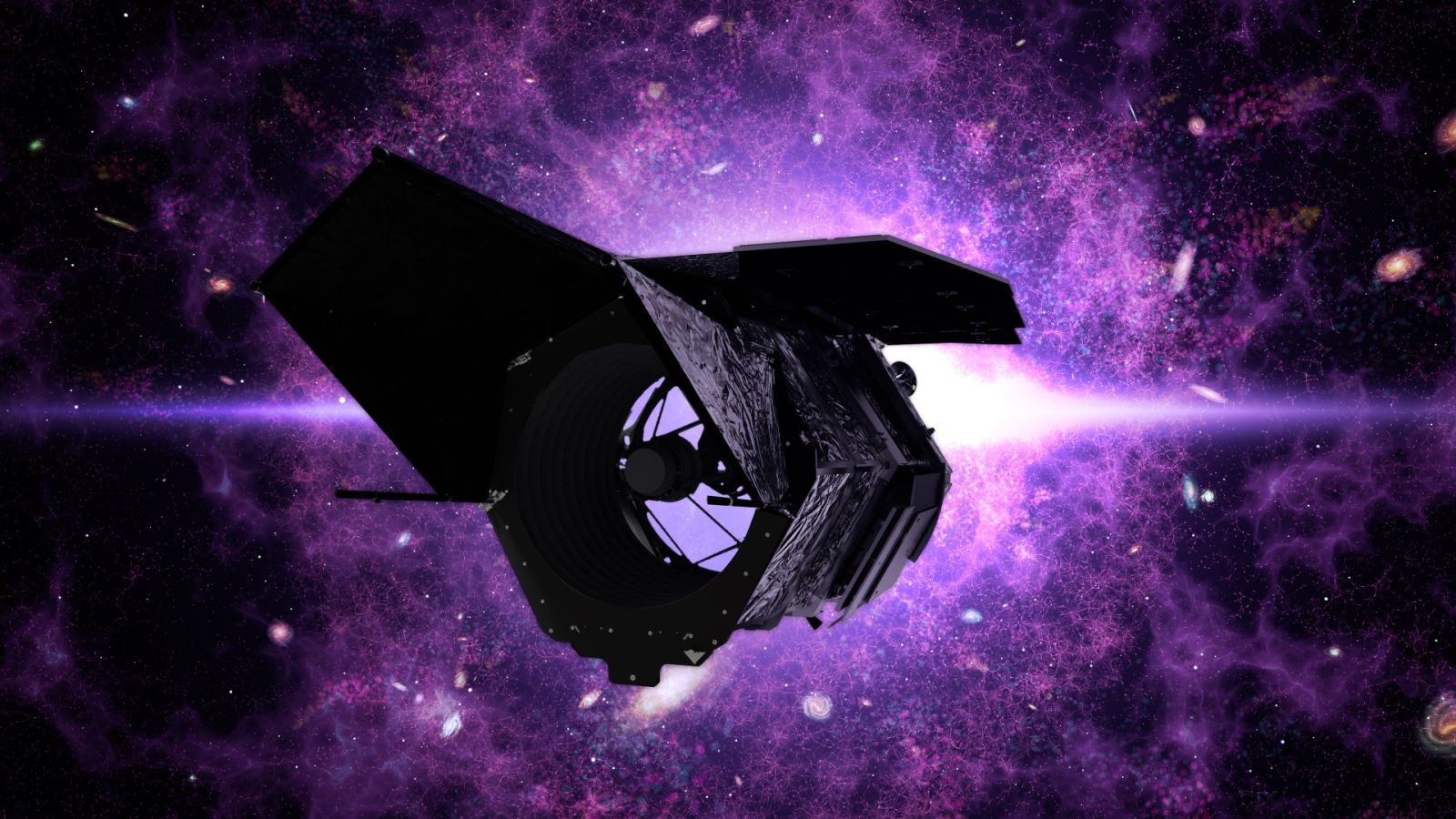 Ilustración del telescopio NAncy Gray Roman, cuyo lanzamiento está previsto para 2025.