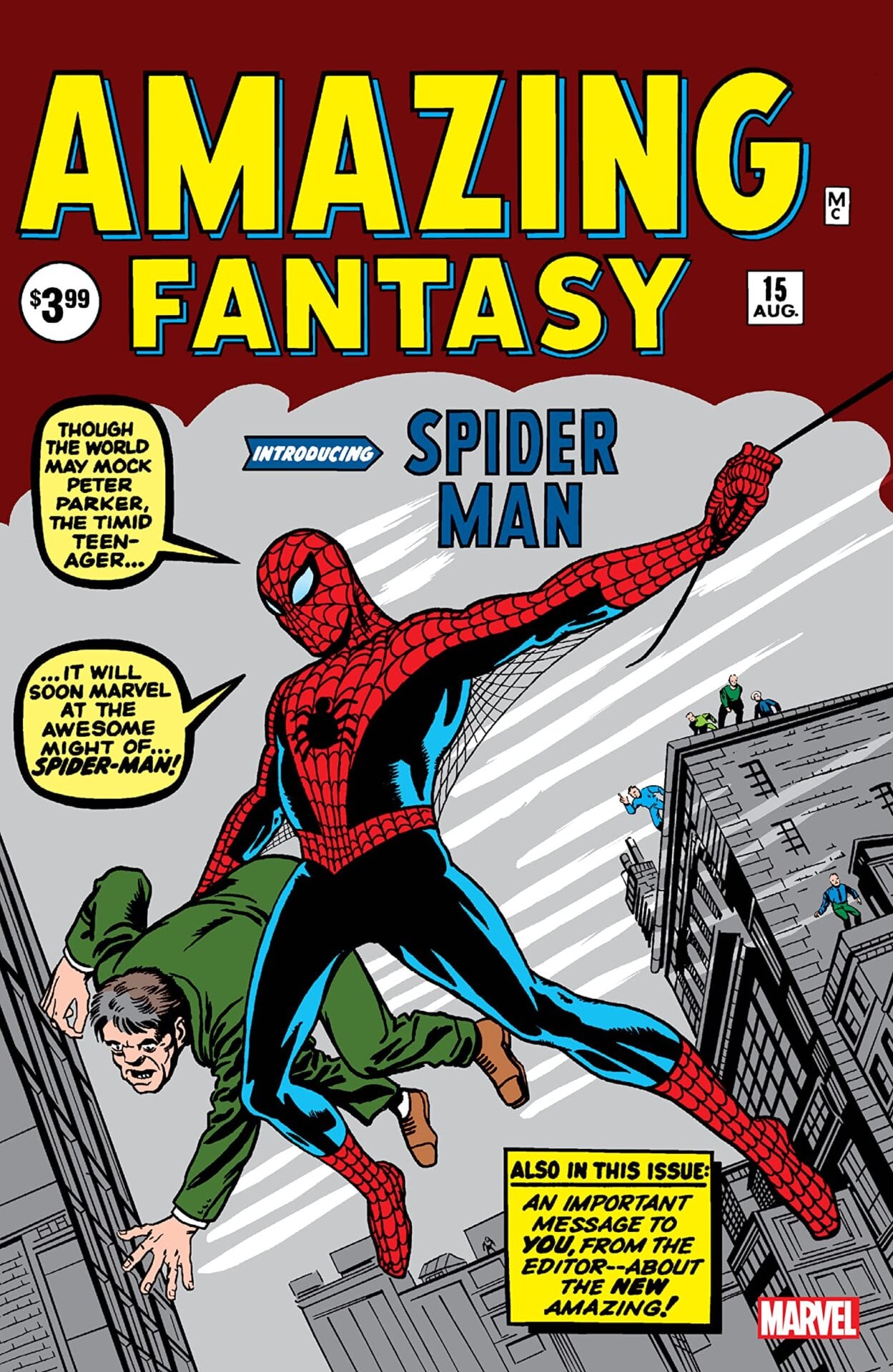Portada del Amazing Fantasy #15.