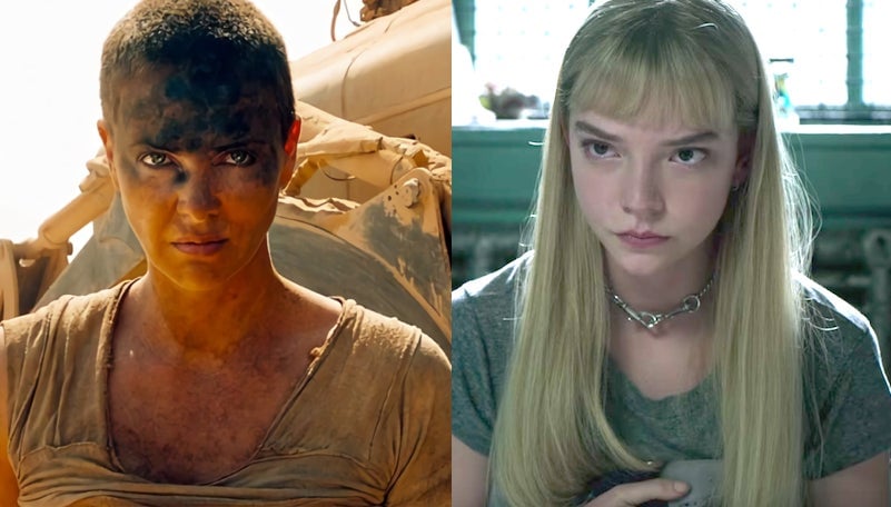 Image: Izquierda: Charlize Theron en Mad Max: Fury Road (Warner Bros). Derecha: Anya Taylor-Joy en The New Mutants (20th Century Studios).