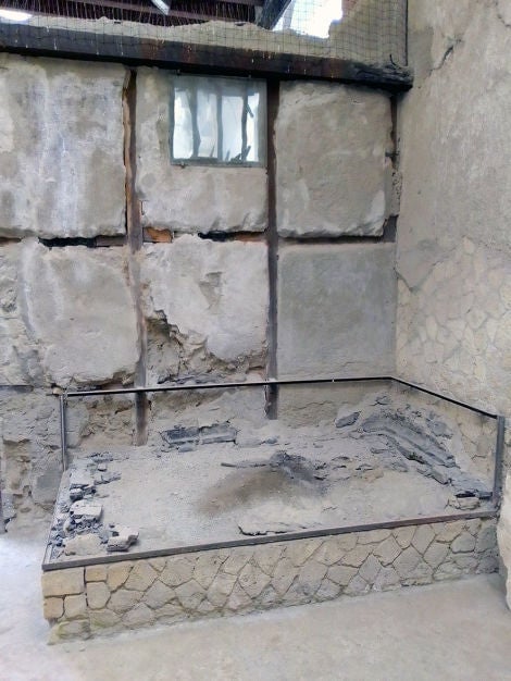 La habitación en la que se encontró el cerebro conservado.