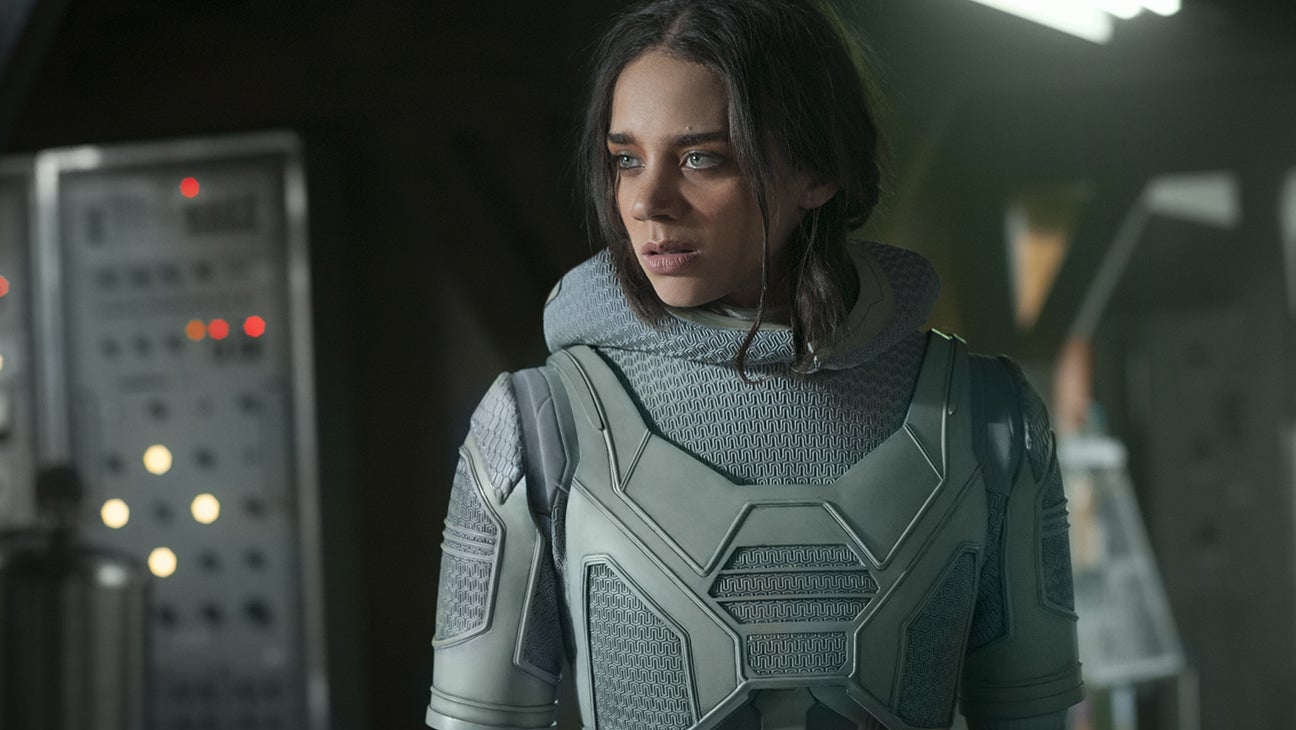 Hannah John-Kamen en Ant-Man & The Wasp.