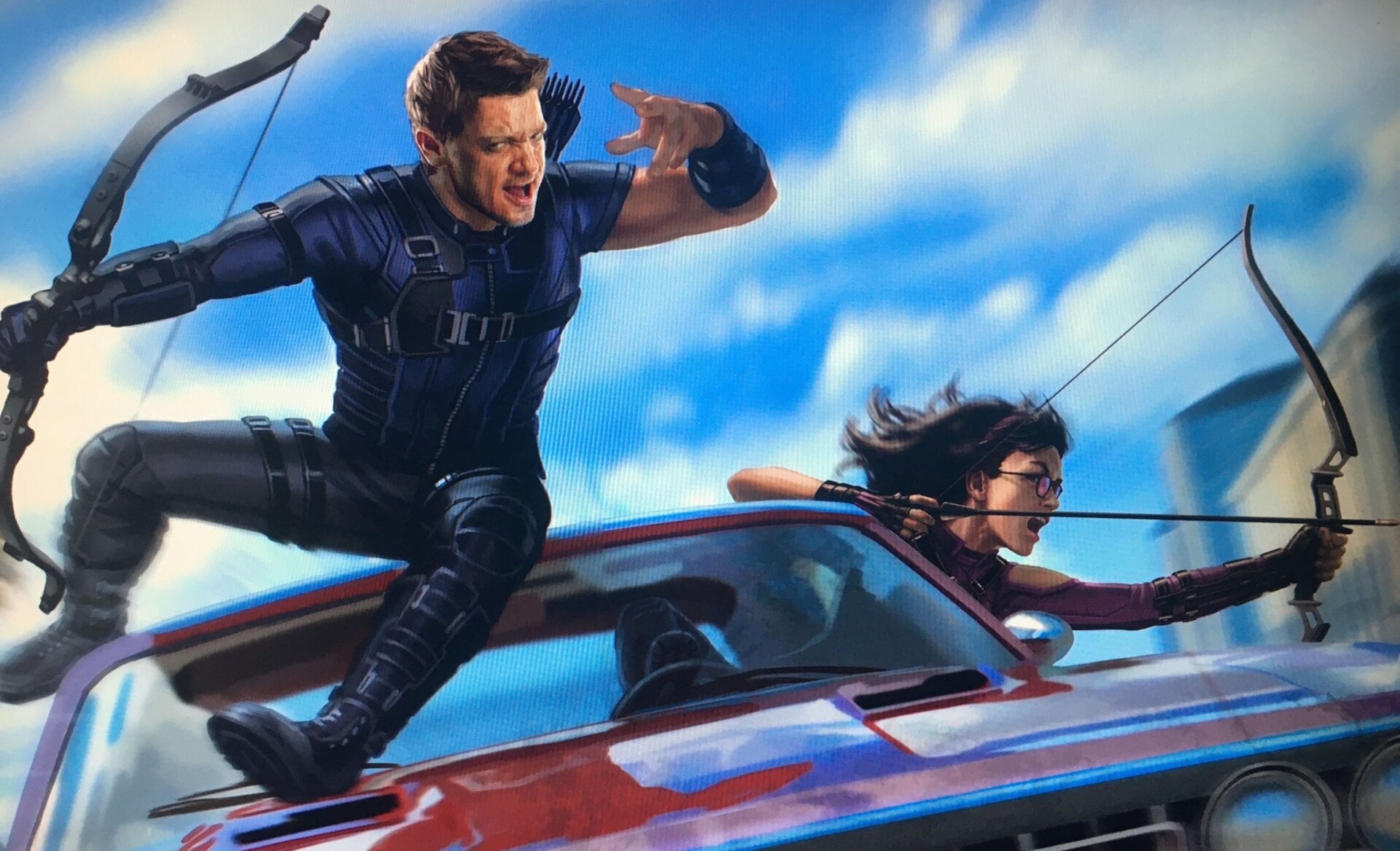 Arte conceptual de la serie Hawkeye.