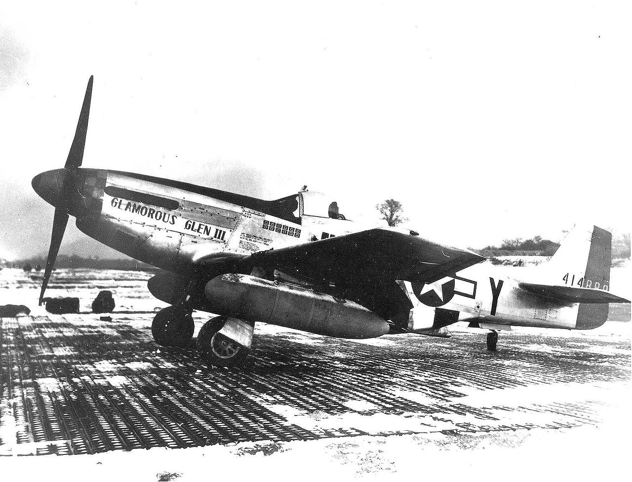 Glamorous Glen III, el avión que le dio más “victorias” a Yeager.