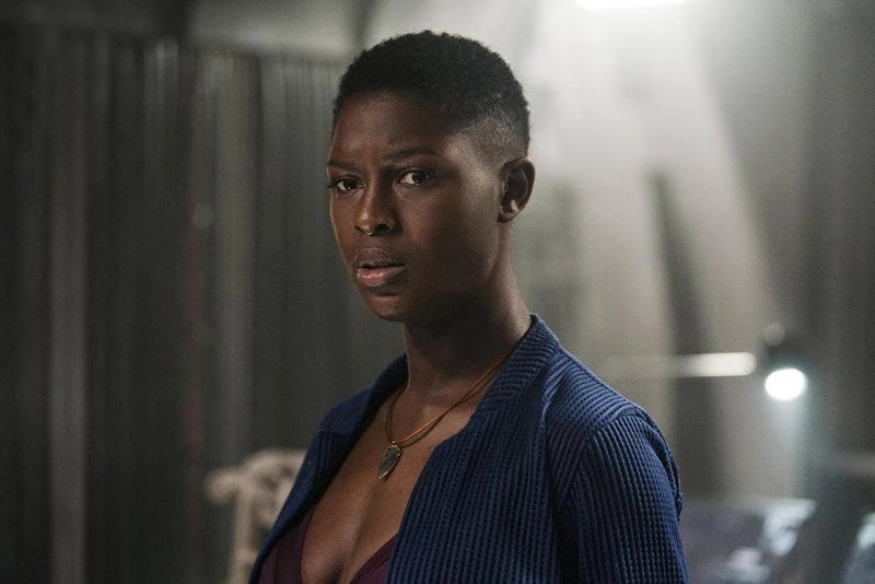 La actriz Jodie Turner-Smith en la serie Nightflyers.