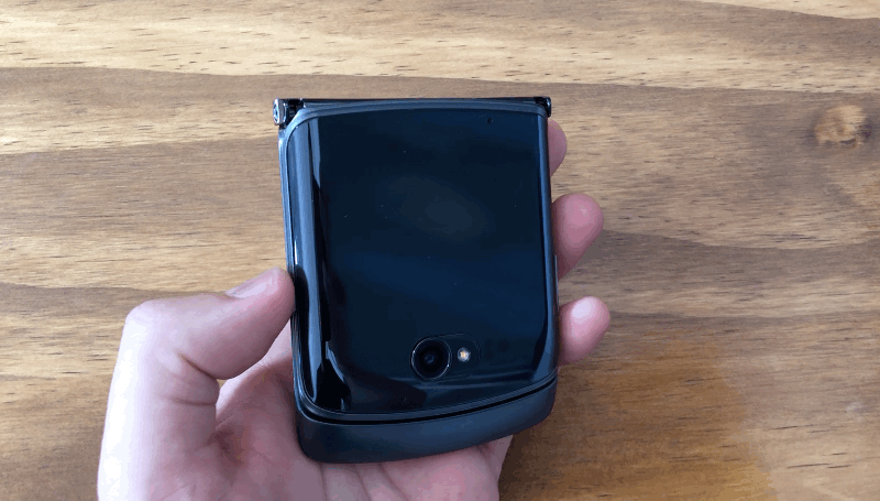 Notificaciones desde la pantalla externa o frontal.