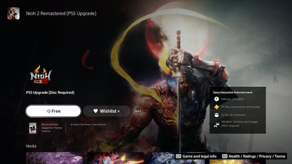 Necesitas una PS5 con disco para poder ver esta pantalla.