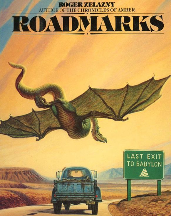 La portada de Roadmarks, la novela de Roger Zelazny.