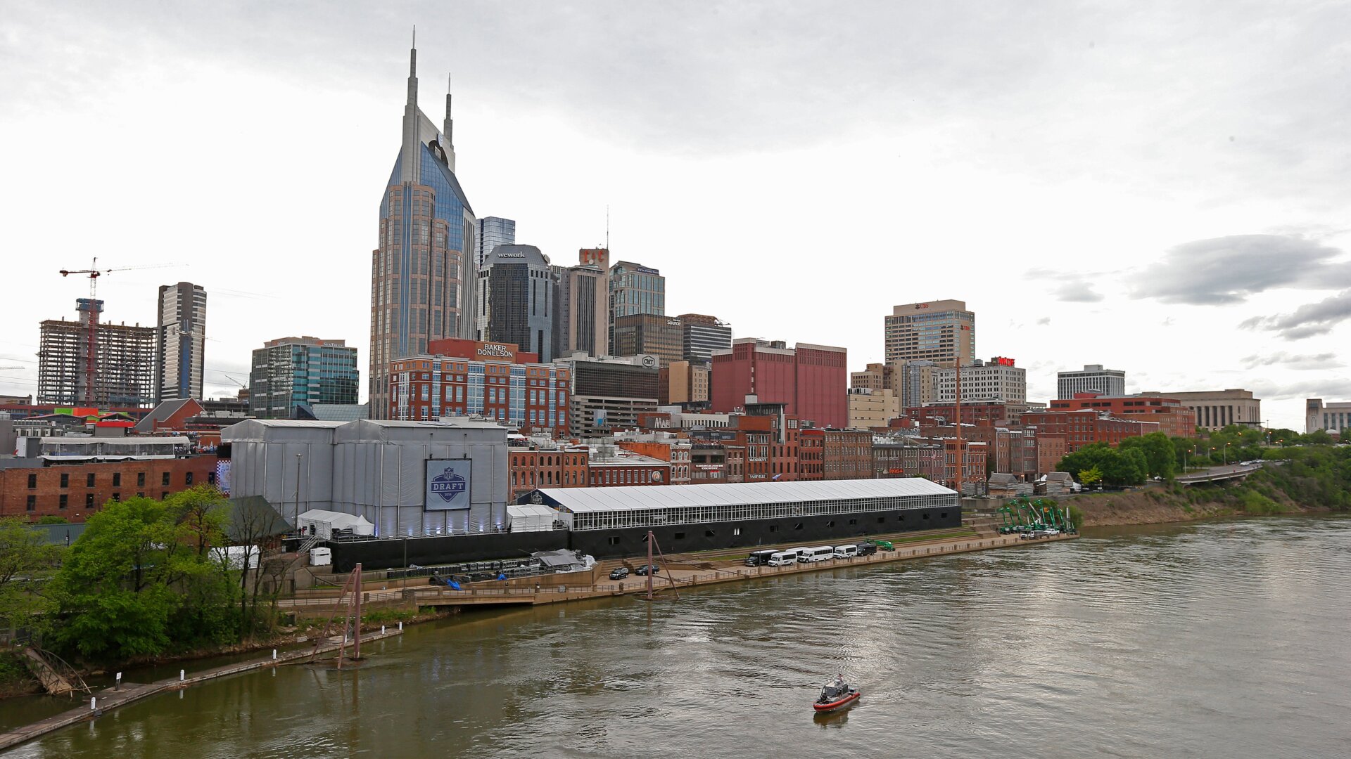 La ciudad de Nashville donde se produjo el tiroteo.