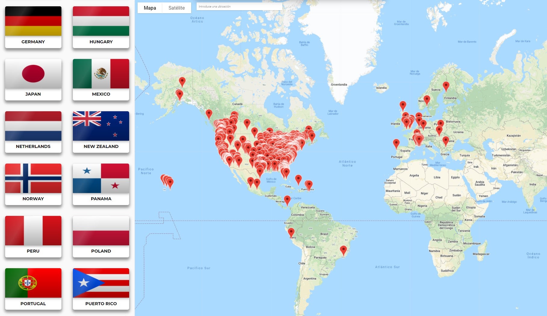 La red de buscadores de The Ring Finders.