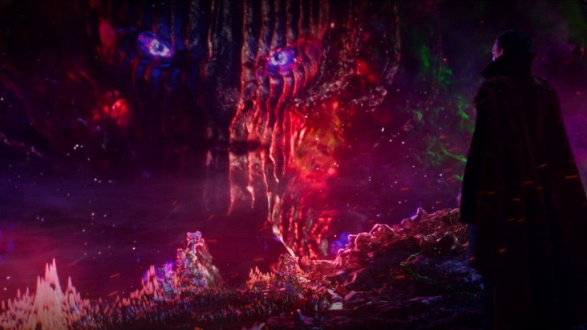 Hasta ahora solo hemos visto a Dormammu así.