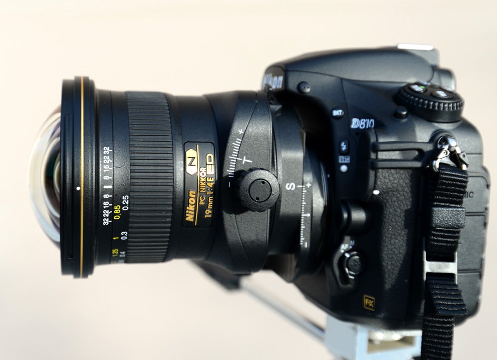 Aspecto de un objetivo Tilt-Shift.