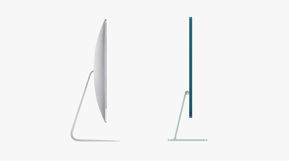 A la izquierda, el iMac actual. A la derecha, el nuevo.