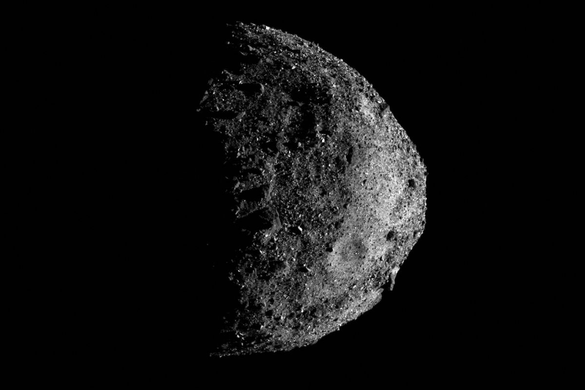 El asteroide Bennu.