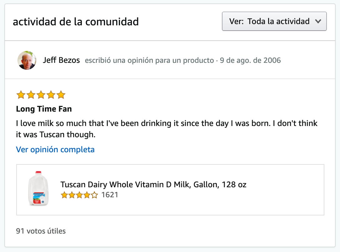 Screenshot: Amazon