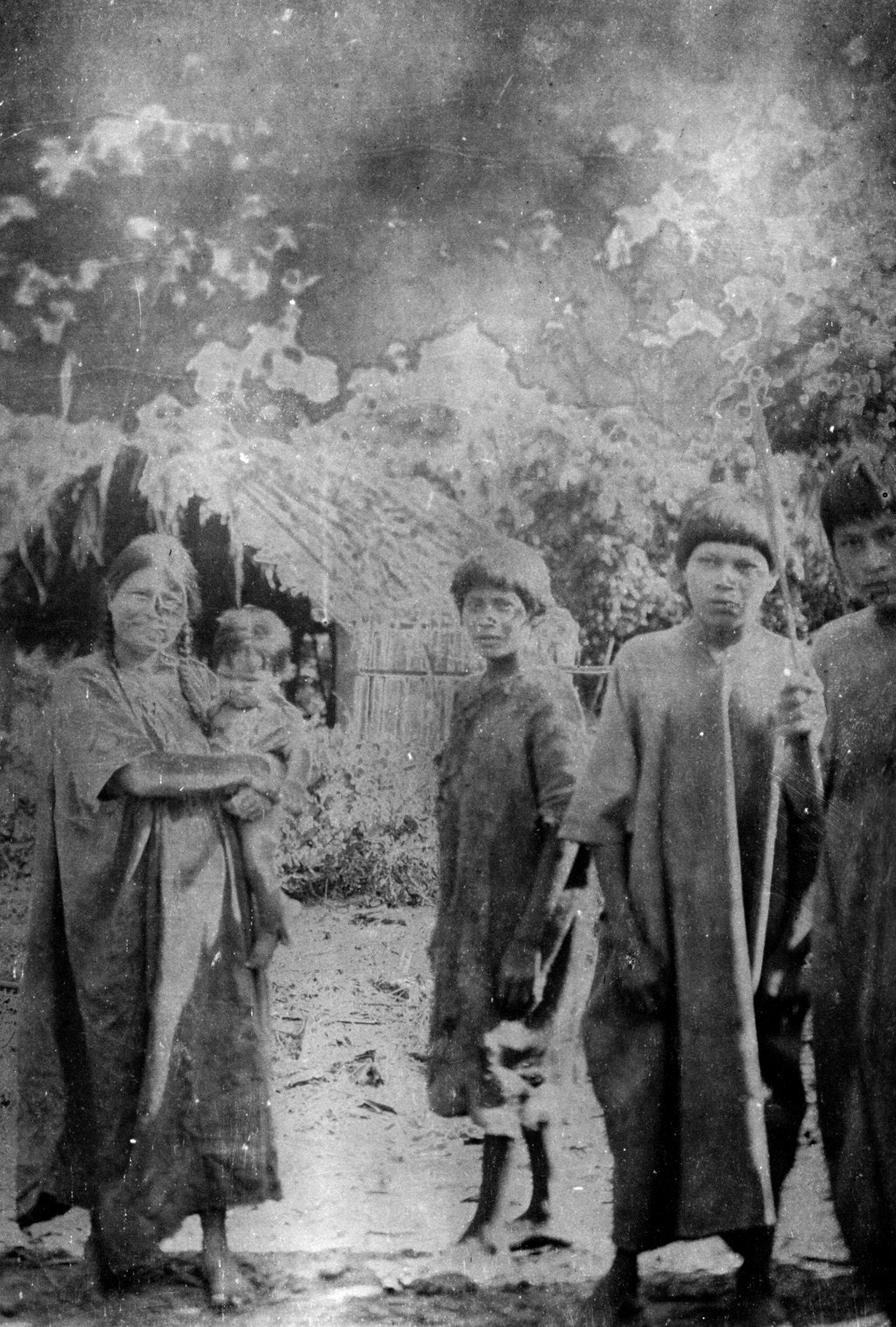 Foto tomada a la tribu en 1913