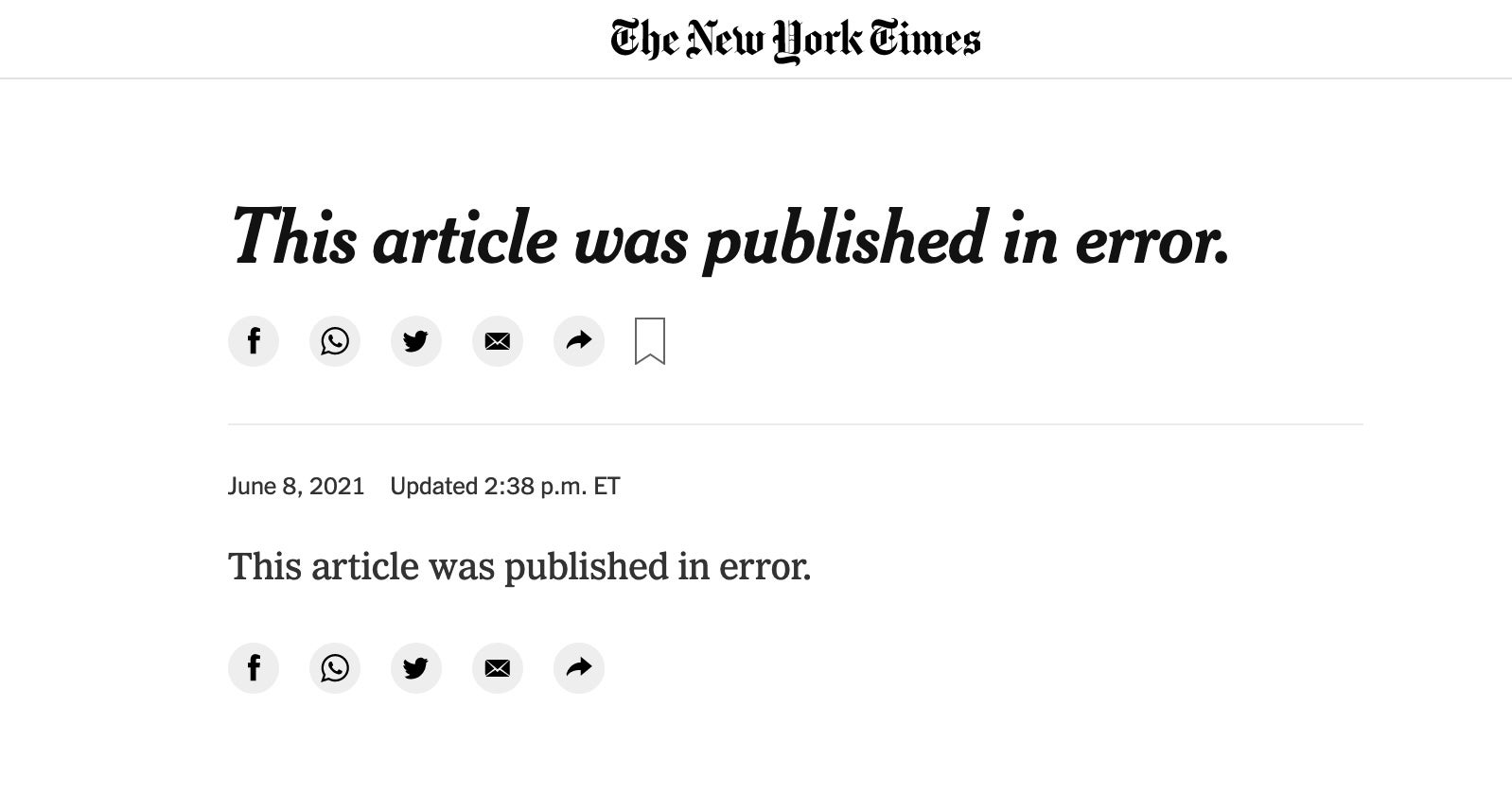 Screenshot: NYT