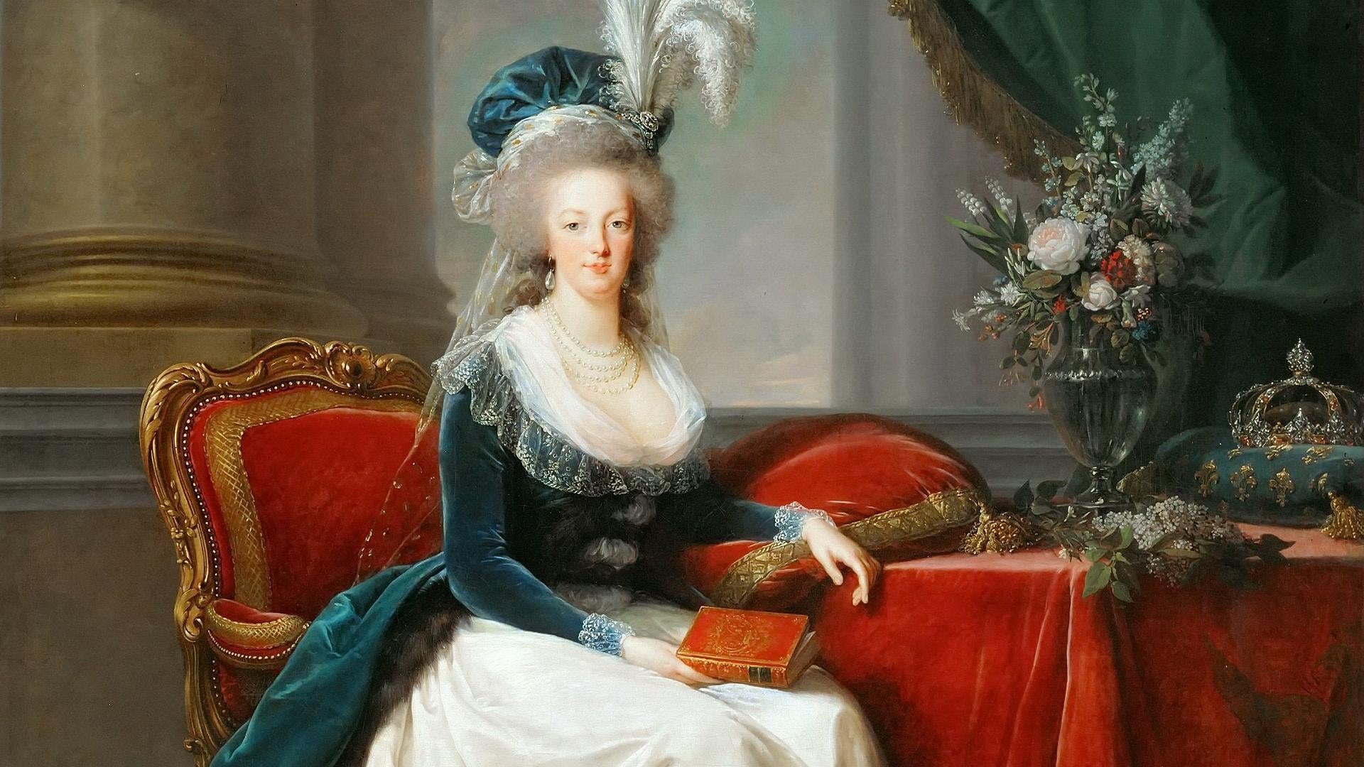 María Antonieta en 1788, poco antes de ser derrocada