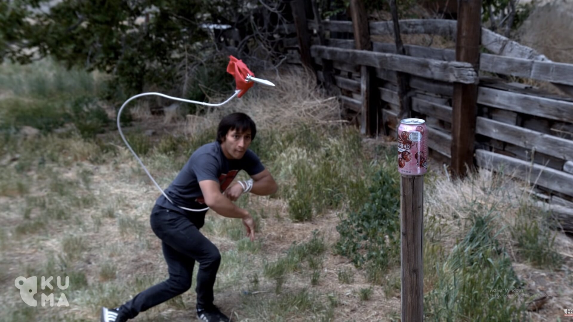 Todd Robins en accion.