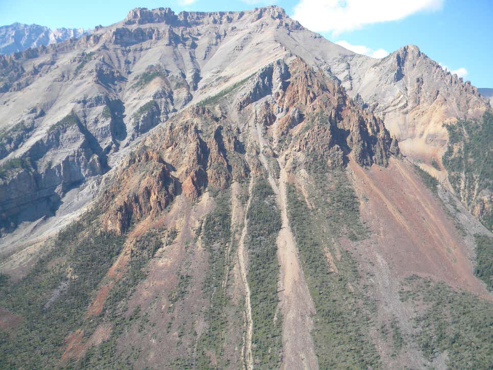 Una ubicación de campo en los Territorios del Noroeste, Canadá