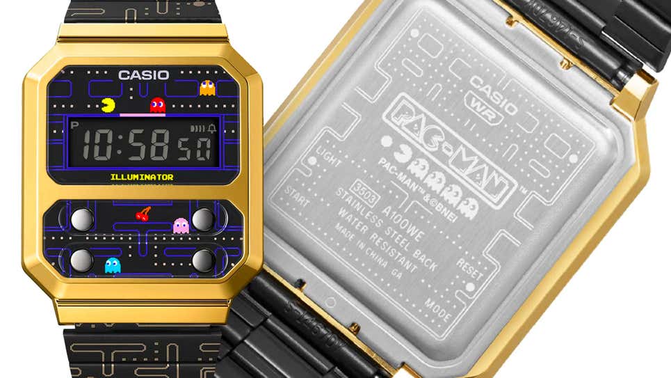 Así es el modelo inspirado en Pac–Man del Casio A100.