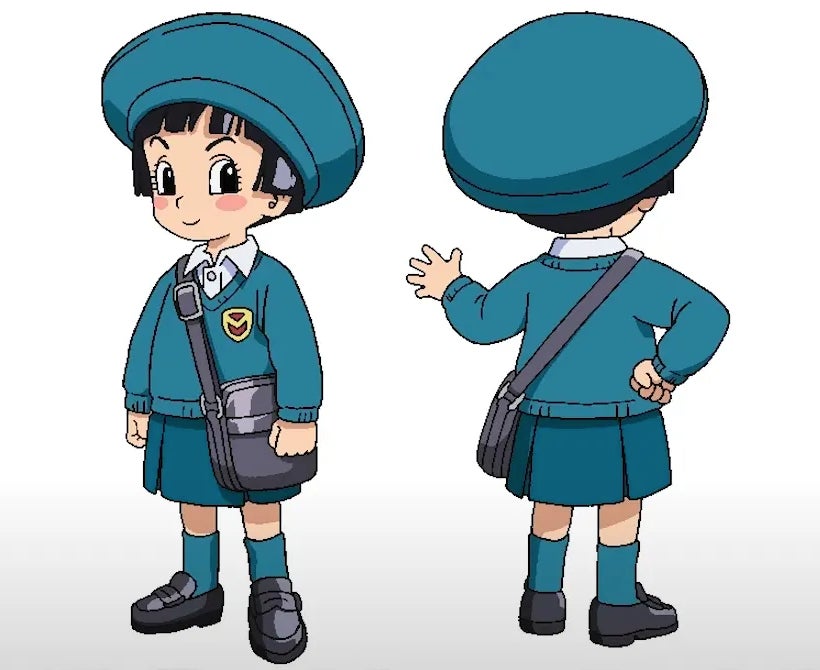 Pan, la hija de Gohan y Videl, está un poco más crecida en Super Hero.