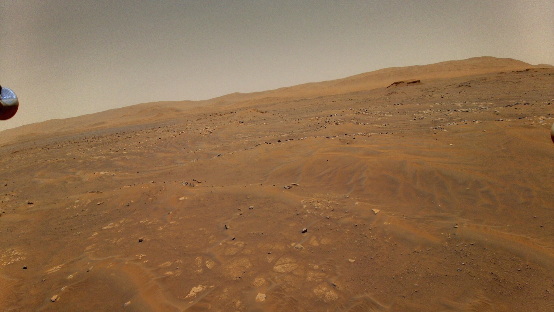 La zona Séítah fotografiada por el Ingenuity en mayo de 2021.