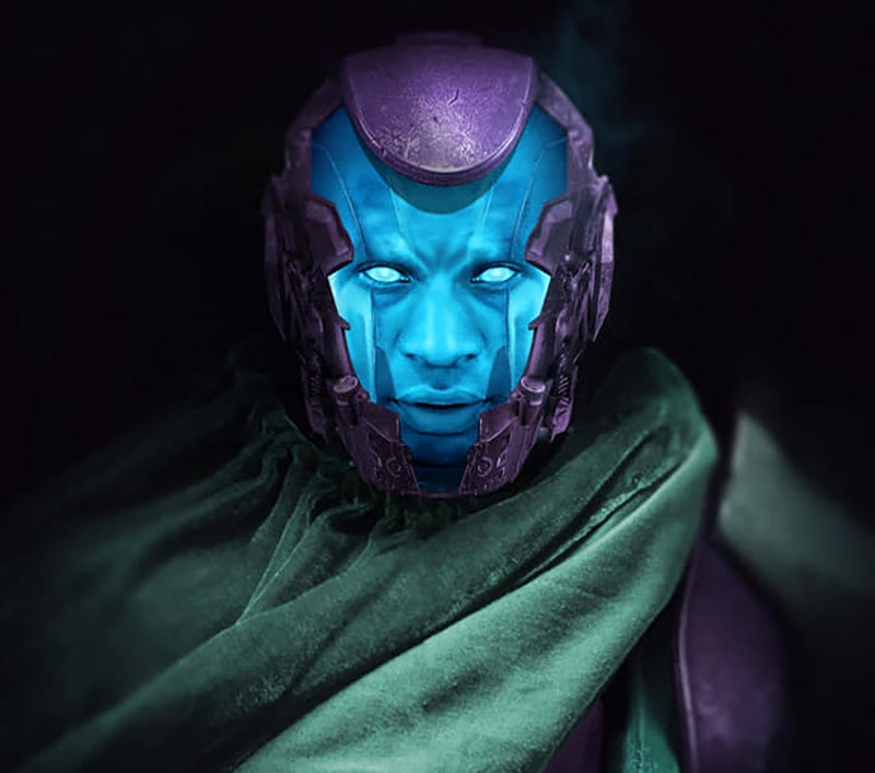 Jonathan Majors como Kang, imaginado por Bosslogic. En su página hay otras dos versiones.