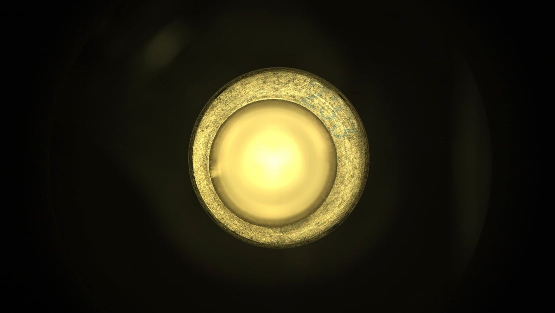 El tubo de muestras que debía contener las rocas estaba completamente vacío.