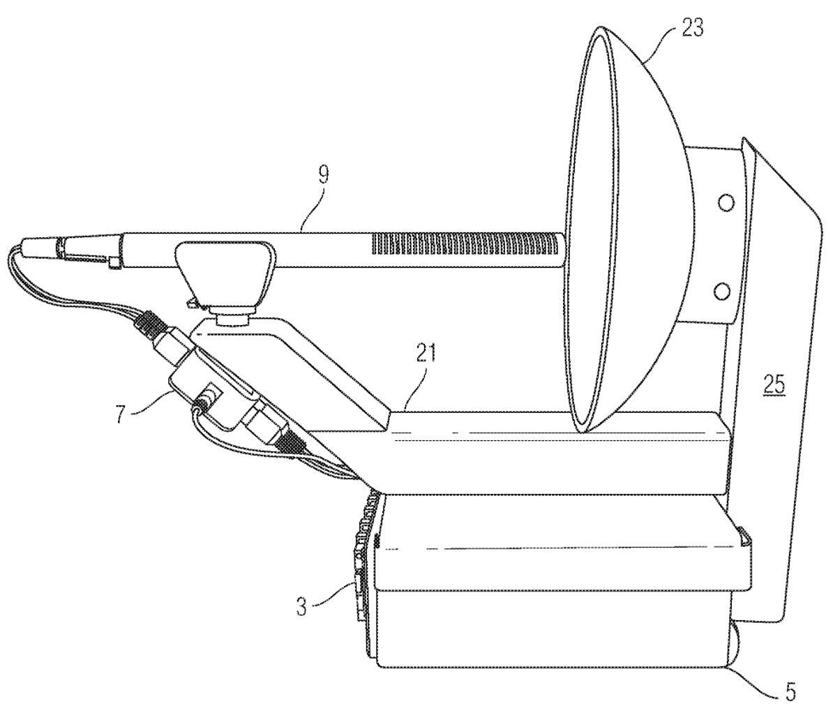 Imagen del dispositivo registrado junto a su patente.